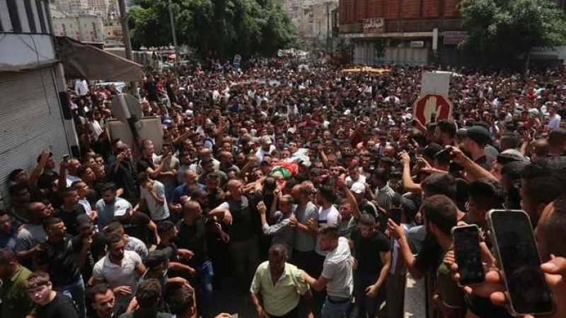 جانب من موكب تشييع