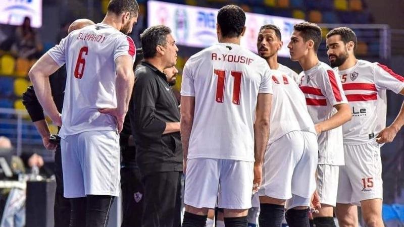 لاعبي الزمالك للطائرة