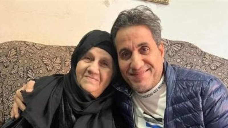 أحمد شيبة ووالدته