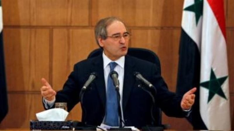 وزير الخارجية السوري