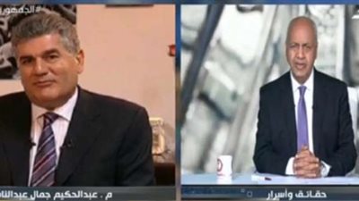 شاهد.. نجل الرئيس جمال عبدالناصر يعلن تأييده للسيسي لفترة رئاسية جديدة