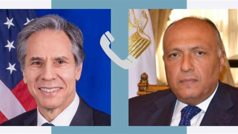 سامح شكري وبلينكن