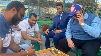 صديق عفيفى ولينا عفيفى يشاركون فى أنشطة الطلاب خلال   يوم المرح في مدارس طيبة المتكاملة الدولية