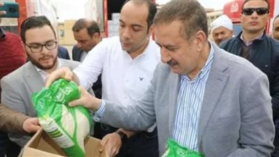 توزيع 12 ألف كرتونة مواد غذائية و38 ألف وجبة ساخنة في المنوفية