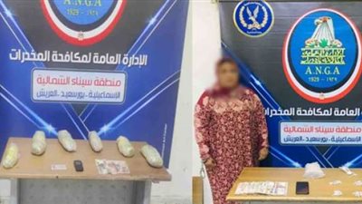 القبض على 6 تجار مخدرات بنطاق الإسماعيلية وشمال سيناء