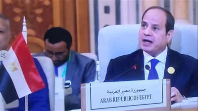 نص كلمة الرئيس السيسي في القمة العربية الإسلامية بالرياض