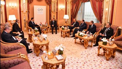السيسي يبحث مع الرئيس السوري بشار الأسد تطورات الأوضاع في غزة