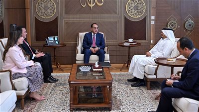 مدبولي يلتقي رئيس مجموعة 