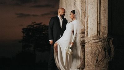 هاني سرحان يحتفل بعقد قرانه على بسمة داود