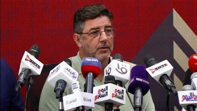 فيتوريا ومرموش يحضران المؤتمر الصحفى لمباراة مصر والكونغو الديمقراطية