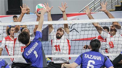 الطائرة البارالمبى يفوز على اليابان ويتأهل لنصف نهائي كأس العالم