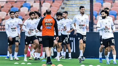 منتخب مصر يتدرب على ملعب صامويل كانيون استعدادًا لمواجهة سيراليون
