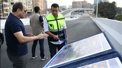 الرئيس السيسي يتابع جهود ربط القاهرة الجديدة بمتحف الحضارات وكورنيش النيل