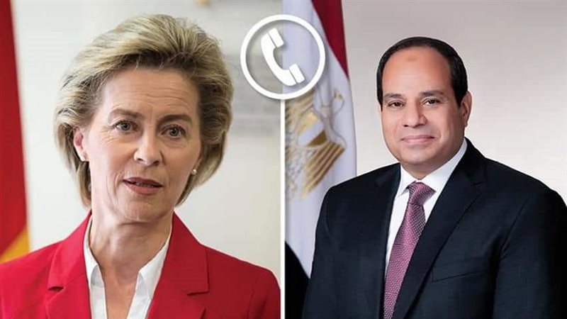السيسي ورئيسة المفوضية