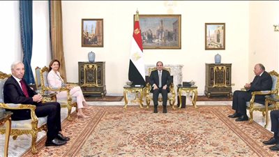 الرئيس السيسي يستقبل وزيري خارجية سلوفينيا والبرتغال