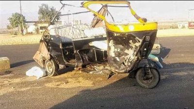 إصابة 7 أشخاص فى حادث سير ببنى سويف