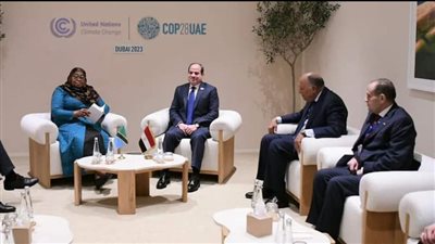 الرئيس السيسي يبحث مع رئيسة تنزانيا العلاقات الثنائية المشتركة بين البلدين