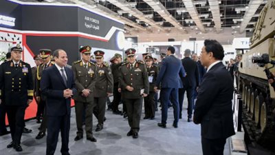 نشاط الرئيس في أسبوع.. افتتاح إيدكس 2023 الأبرز 