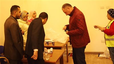 الخطيب يدلي بصوته في الانتخابات الرئاسية بمقر النادي الأهلي