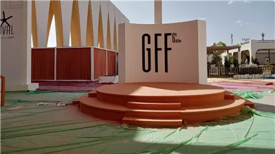 بالصور.. تحضيرات مهرجان الجونة استعدادًا لانطلاق الدورة السادسة