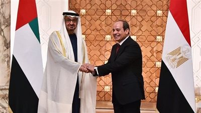 رئيس الإمارات مهنئًا السيسي: أتمنى المزيد من الإنجازات لتنمية مصر
