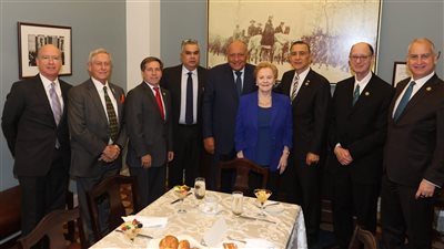 وزير الخارجية يشارك في إفطار عمل مع مجموعة أصدقاء مصر بالكونجرس الأمريكي