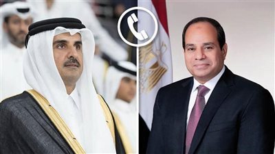 أمير قطر يهنئ الرئيس السيسي على فوزه بفترة رئاسية جديدة