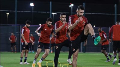 مران الأهلي استعدادًا لـ أوراوا بمونديال الأندية.. محاضرة من كولر وفقرة بدنية