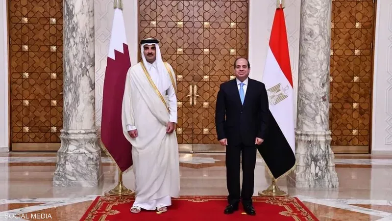 أمير قطر والرئيس