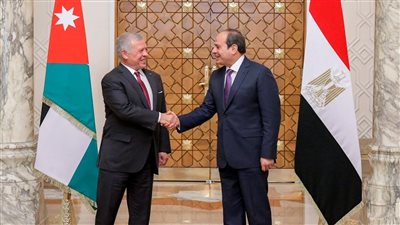 الرئيس السيسي يعزي ملك الأردن في وفاة والد الأميرة رجوة الحسين زوجة ولي العهد