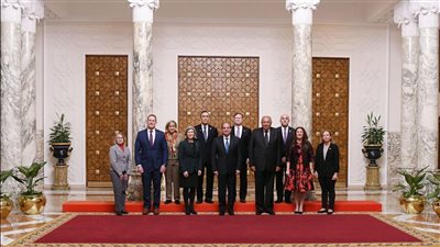 الرئيس السيسي يستقبل وفدًا من الكونجرس الأمريكى