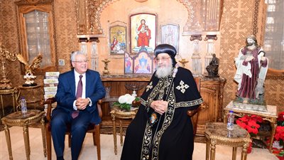 رئيس مجلس النواب يبعث برقية تهنئة للبابا تواضروس الثانى بمناسبة عيد الميلاد 