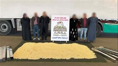 إحباط تهريب 760 ألف قرص كبتاجون بقيمة 40 مليون جنيه