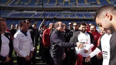 محمد صلاح للرئيس السيسي: 