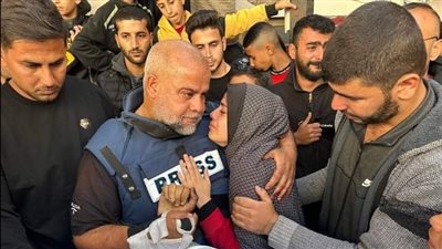 وائل الدحدوح في وداع ابنه حمزة: 