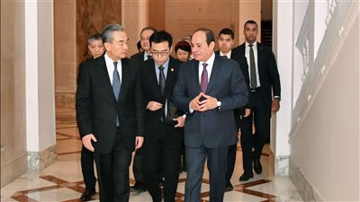 الرئيس السيسي يتسلم رسالة من نظيره الصينى لتدعيم الشراكة الشاملة بين البلدين