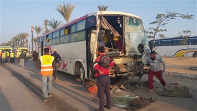 إصابة 5 أشخاص بينهم 3 أطفال في حادث تصادم بالإسماعيلية