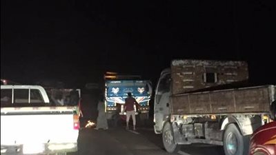 مصرع شخص وإصابة 2 في حادث تصادم سيارتين ببنها