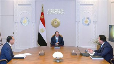 الرئيس السيسي يتابع الموقف التنفيذى للمشروعات القومية للصحة