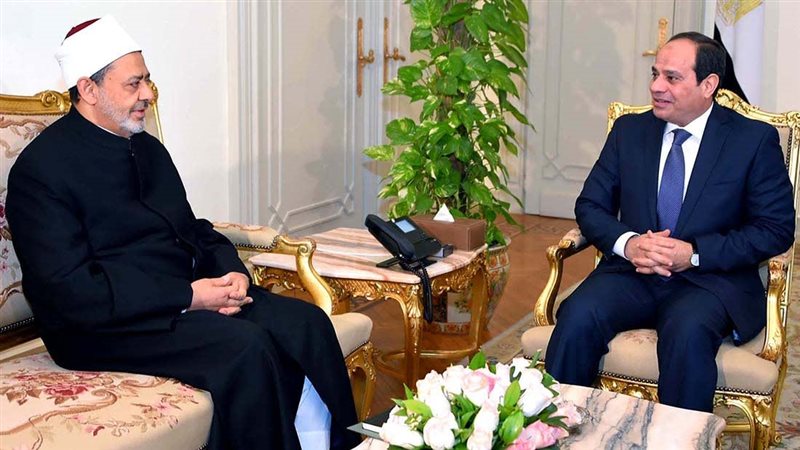 الرئيس السيسي وشيخ