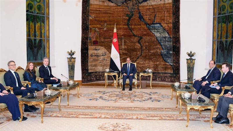 الرئيس السيسي وبلينكن