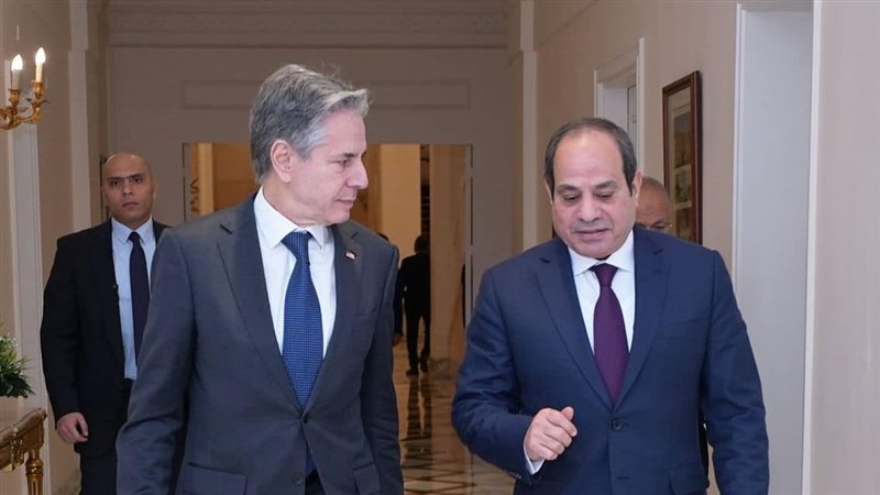 الرئيس السيسي وبلينكن