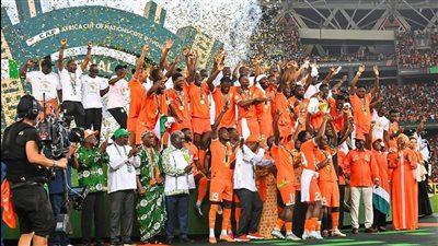 بالصور.. مراسم تتويج منتخب كوت ديفوار بلقب كأس الأمم الأفريقية 2023