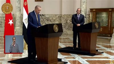 الرئيس السيسي: أتطلع لتلبية دعوة الرئيس أردوغان لزيارة تركيا فى أبريل المقبل