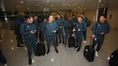 بعثة الأهلى تصل فندق الإقامة في الجزائر