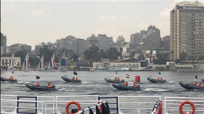 شرطة البيئة والمسطحات تنظم عروضًا مائية بنهر النيل احتفالًا بعيد الشرطة الـ72