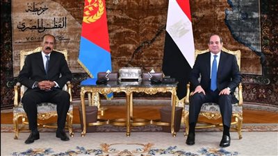 الرئيس السيسي ونظيره الإريترى يبحثان تطورات القرن الأفريقى ويؤكدان ضرورة احترام سيادة الصومال