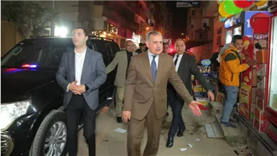 محافظ كفر الشيخ يقود حملة إزالات ويعلن بدء تطوير ساحة الميدان الإبراهيمى