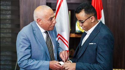 الزمالك يستقبل عبدالرحمن مصطفى أحد أبطال 