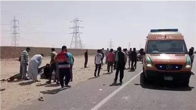 إصابة 31 فتاة فى انقلاب أتوبيس رحلات على طريق 